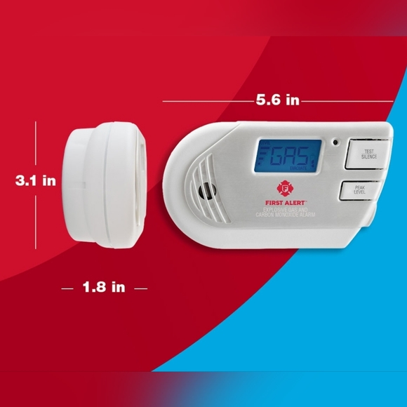 First Alert GC01CN 3-in-1 Explosive Gas & Carbon Monoxide Alarm - Picture 2 of 5